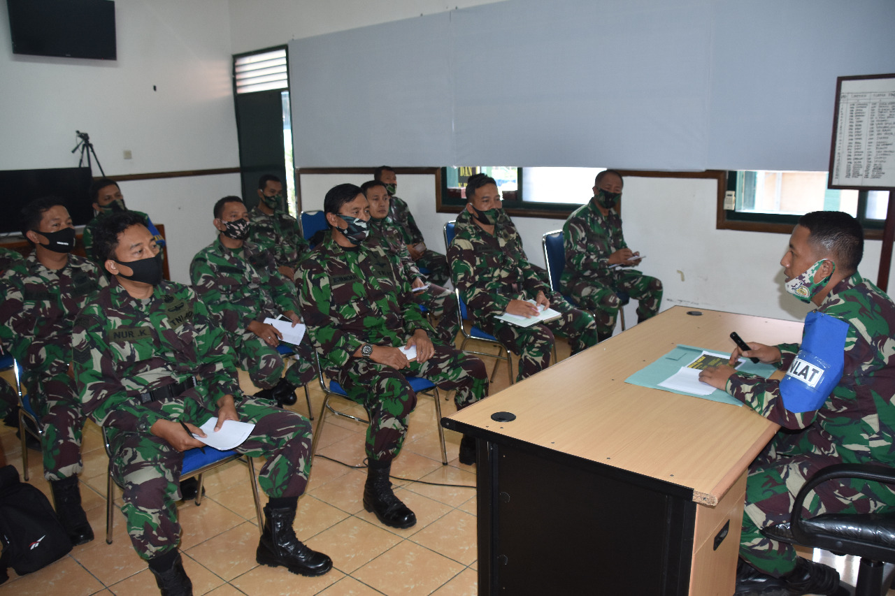 Korem 073/Makutarama Laksanakan Briefing penyelenggara Latnis Intel  TA. 2020